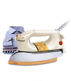 Anex AG-2079B Deluxe Dry Iron - 1000 Watts - White - 2 Years brand Warranty (3 Months 0% Percent Profit Product Available on 48 Months Installment) N.T